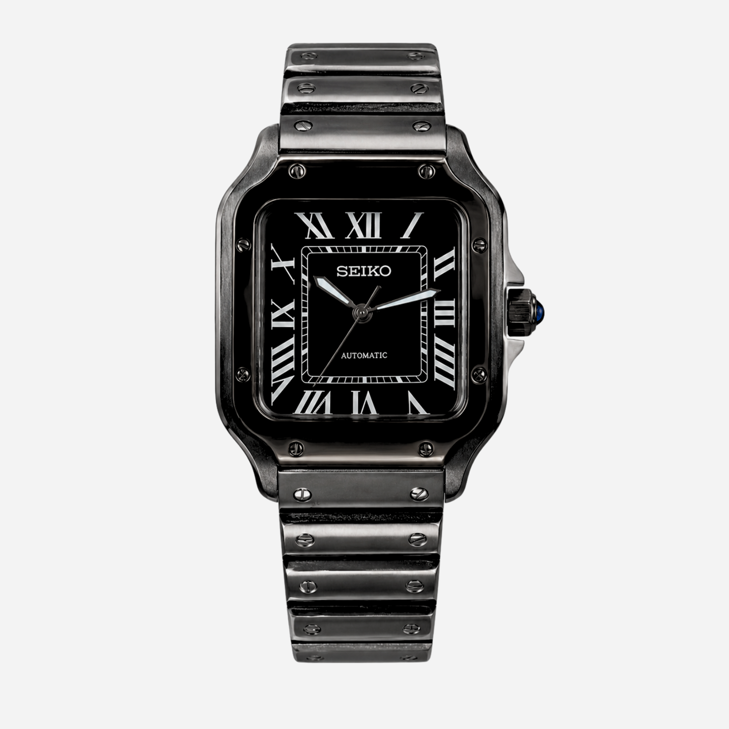 SEIKO MOD SANTOS | BLACK STEALTH
