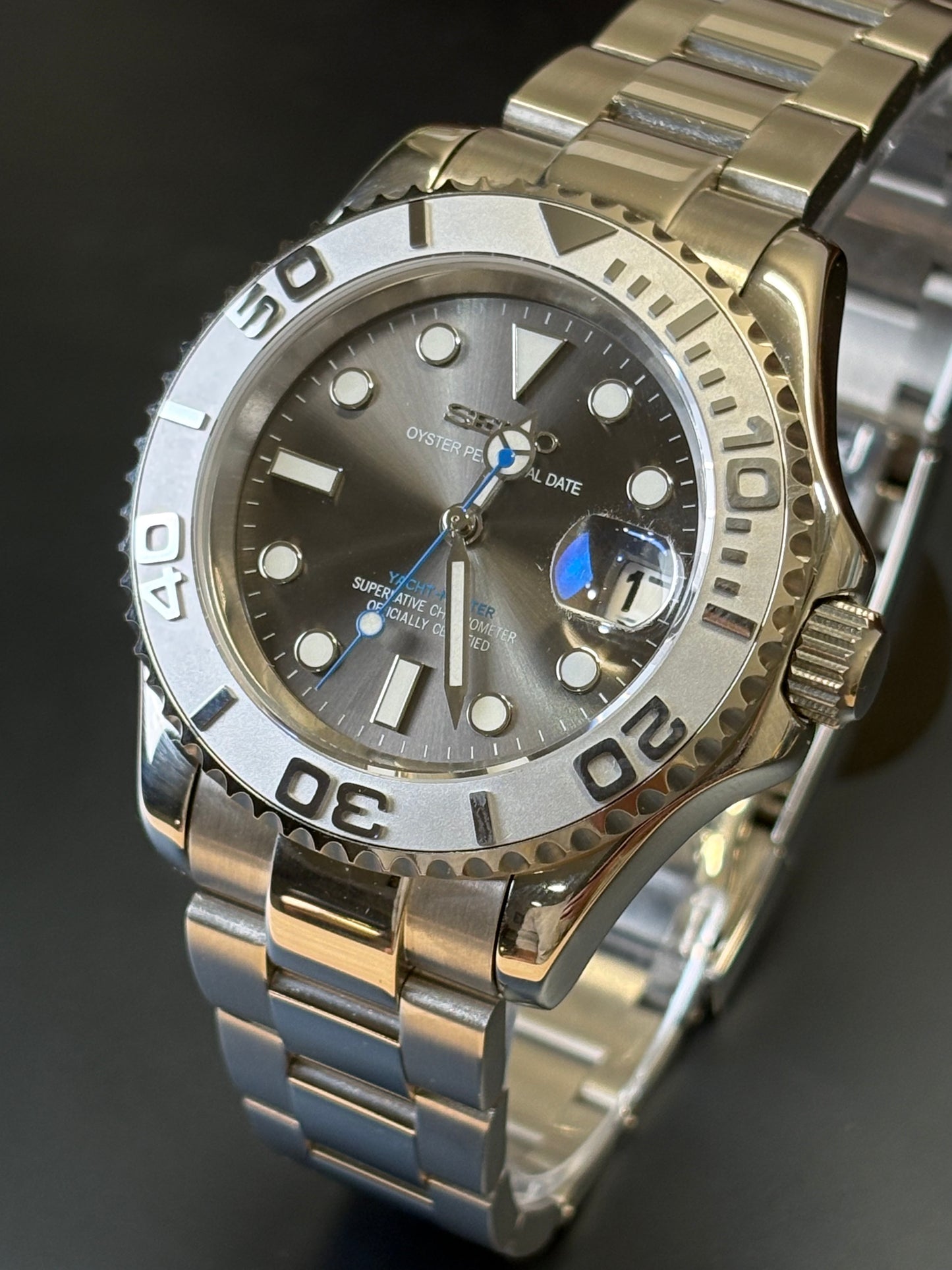 SEIKOMARINER | SILVER RHODIUM