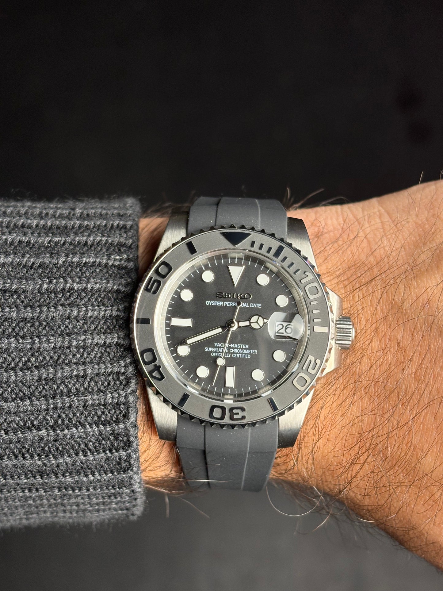 SEIKOMARINER | BLACK RUBBER