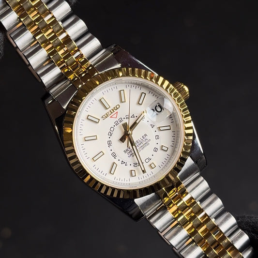 SKY DWELLER | TWOTONE WHITE