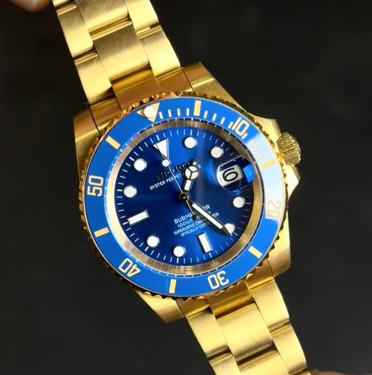 SUBMARINER | GOLD BLUE