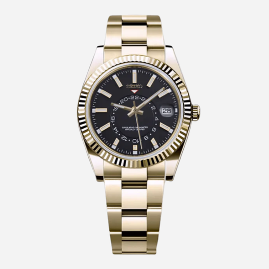 SKY DWELLER | GOLD BLACK OYSTER
