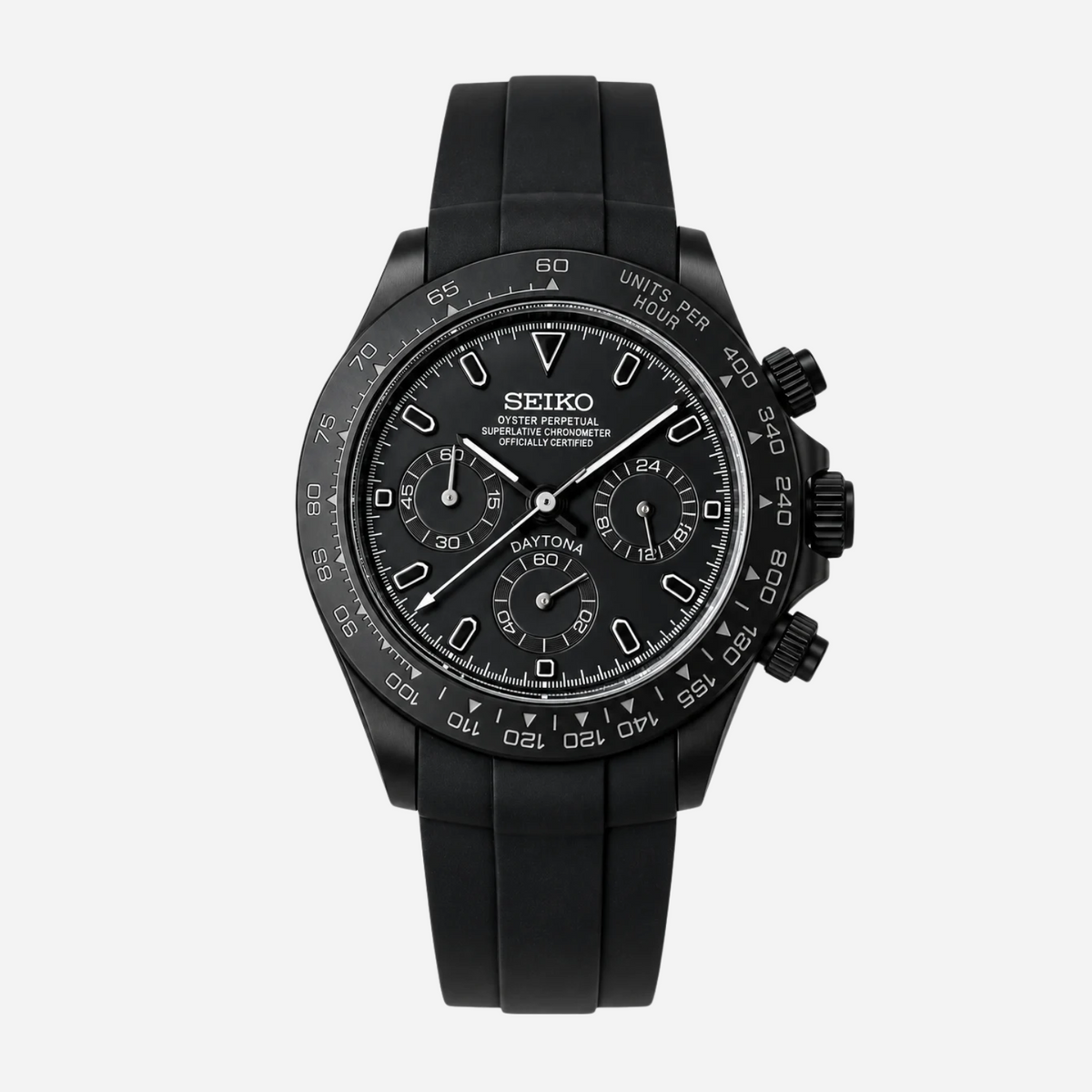 Seiko Mod Daytona | Black Stealth