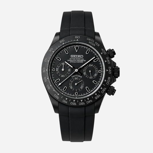 Seiko Mod Daytona | Black Stealth
