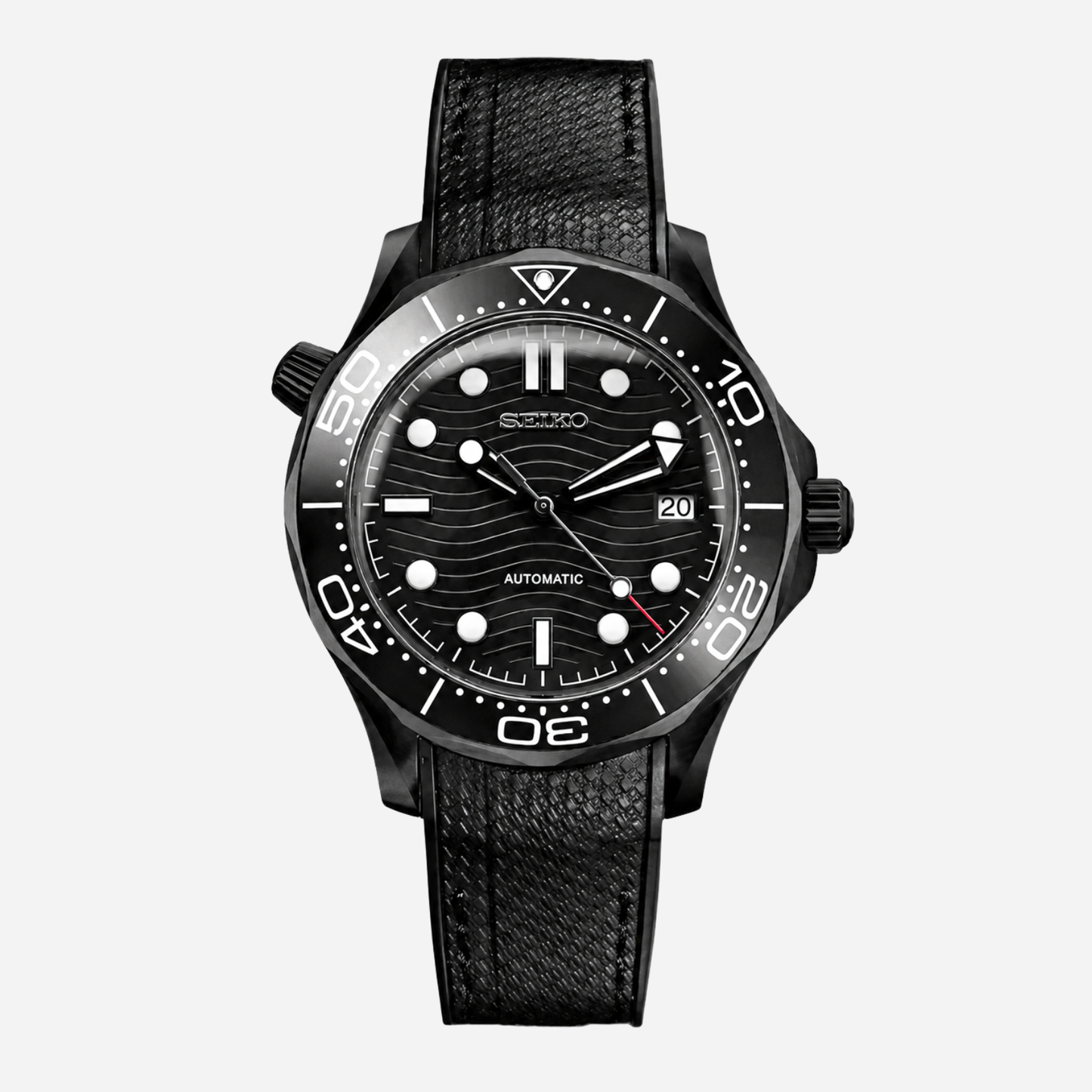 SEAMASTER | STEALTH BLACK WAVE RUBBER