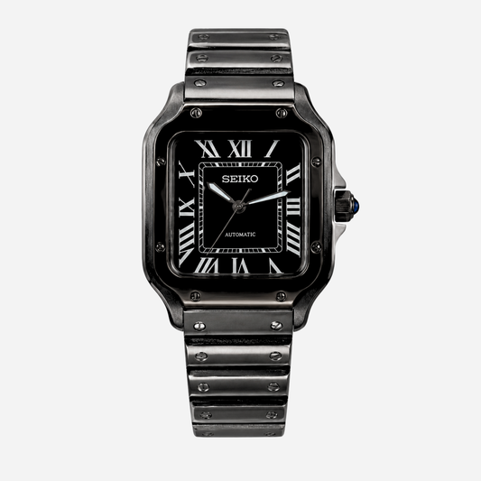 SEIKO MOD SANTOS | BLACK STEALTH